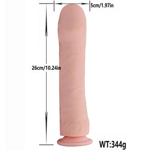 House Of Dasein Huge Soft Silicone Dildo 26Cm Flexible Vibrator