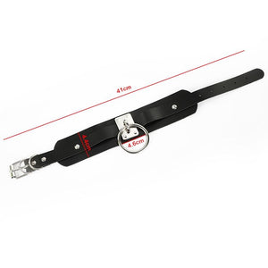 House Of Dasein Bdsm Big Ring Collar Black Red Slave Bondage Fetish Kink Restraints