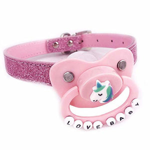 House Of Dasein Pink Glitter Pacifier Gag Ddlg Abdl Littles Play