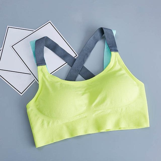 Yoga Padded Sports Bra For Women | Running Fitness Crop Top