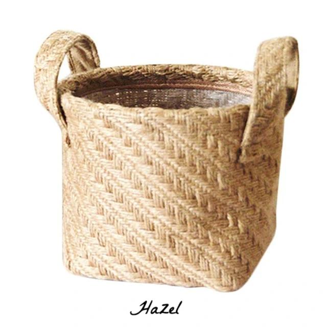 Jute Woven Basket Home Storage Decor