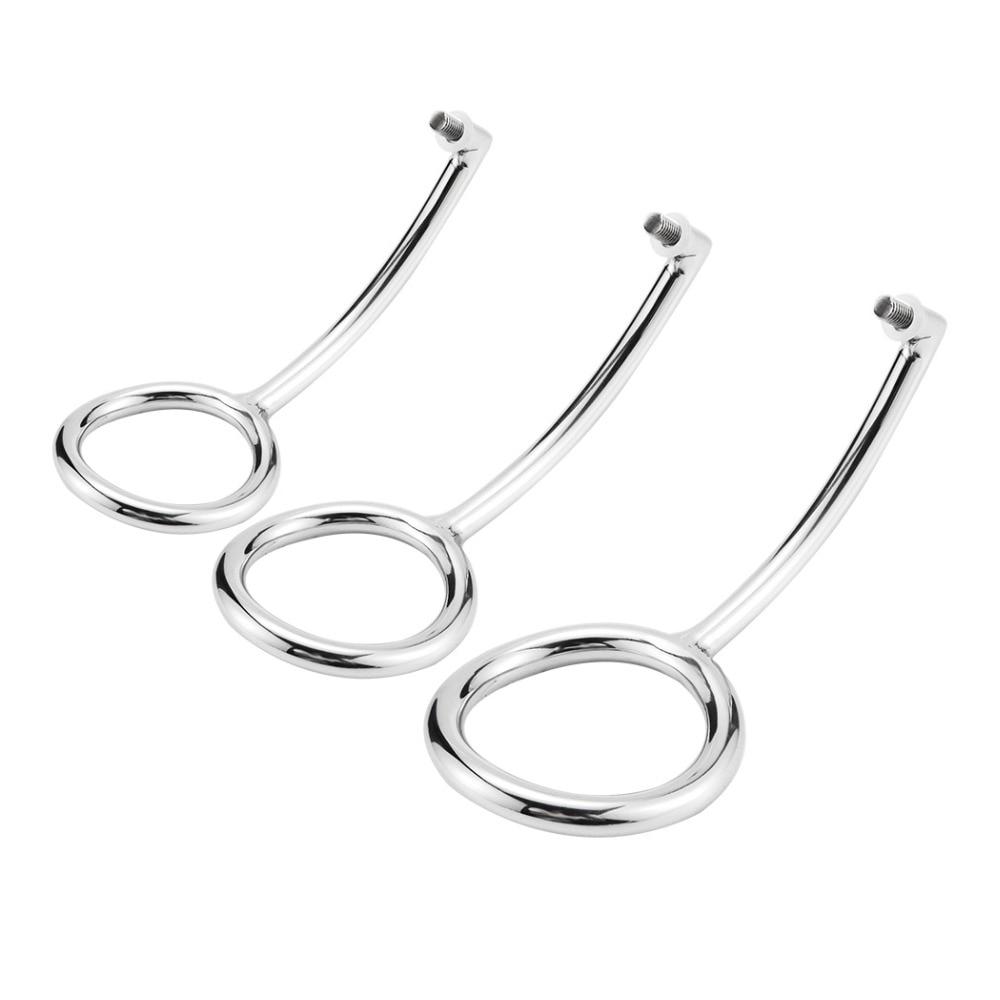 House Of Dasein Stainless Steel Anal With Cock Metal Butt Plug Penis Ring