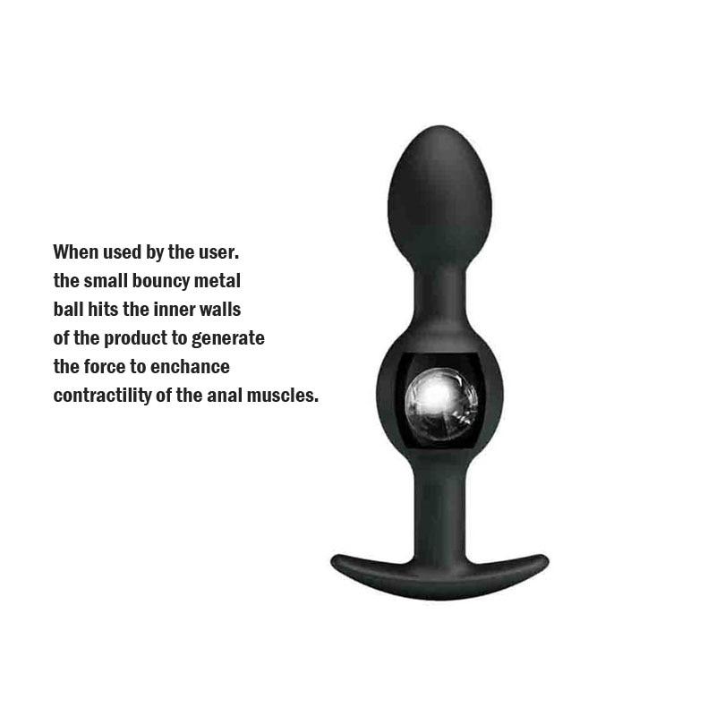 House Of Dasein Black Kegel Balls Butt Plug Vibrator Anal Beads Bdsm Training