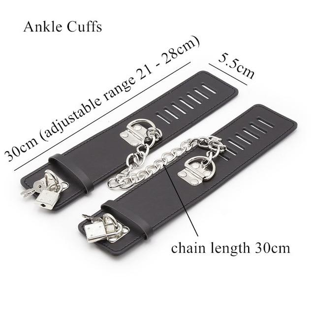 House Of Dasein Locking Wrist Ankle Cuffs Bondage Fetish Restraints