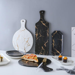 Sophisticated Marble Serving Tray Tableware Home Decor