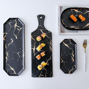 Sophisticated Marble Serving Tray Tableware Home Decor