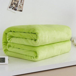 Super Soft Fleece Blanket 220Gsm Light Weight Throw Bedspread