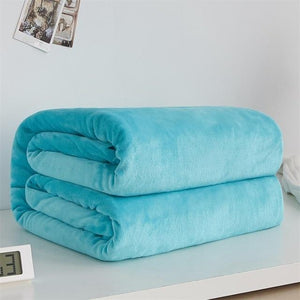 Super Soft Fleece Blanket 220Gsm Light Weight Throw Bedspread