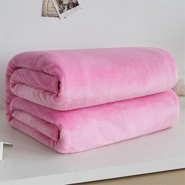 Super Soft Fleece Blanket 220Gsm Light Weight Throw Bedspread