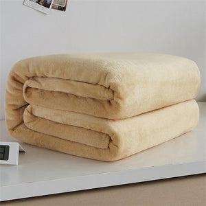 Super Soft Fleece Blanket 220Gsm Light Weight Throw Bedspread