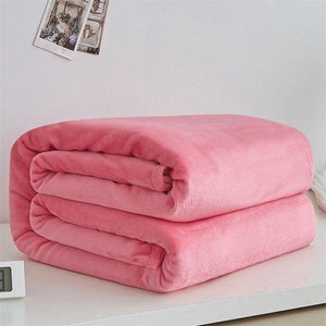 Super Soft Fleece Blanket 220Gsm Light Weight Throw Bedspread