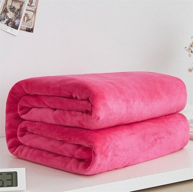 Super Soft Fleece Blanket 220Gsm Light Weight Throw Bedspread