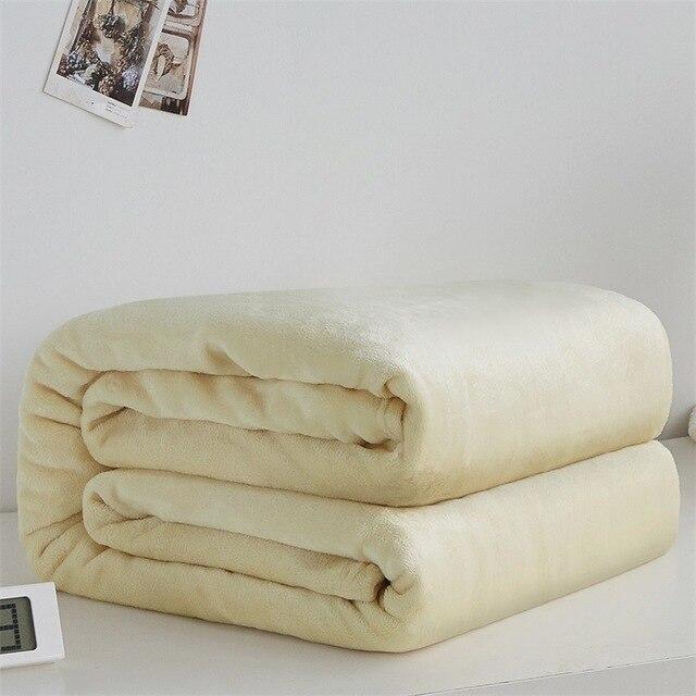 Super Soft Fleece Blanket 220Gsm Light Weight Throw Bedspread