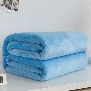 Super Soft Fleece Blanket 220Gsm Light Weight Throw Bedspread