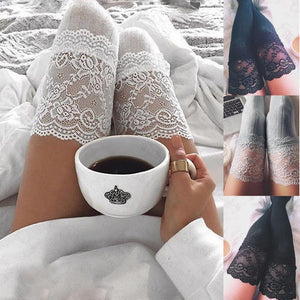 Lace Over Knee Stockings Thigh Highs For Skirts Dresses Kawaii Fashion