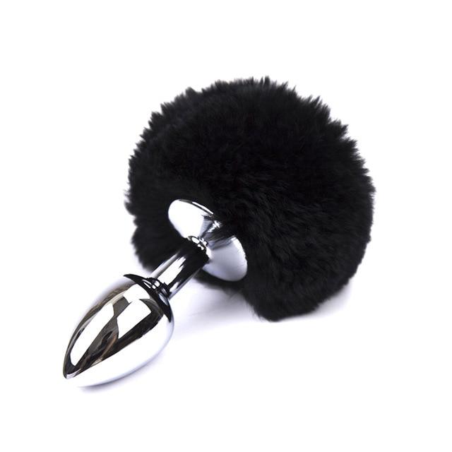 Fluffy Fox Bunny Tail Anal Plug Pet Play Bdsm Cosplay