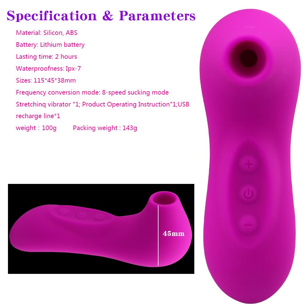 Powerful Clitoral Suction Vibrator Rechargeable