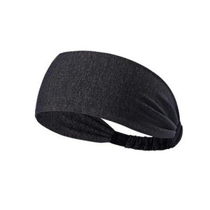 Women Sports Yoga Sweatband Elastic Running Headwrap Home Gym Fitness Exercise