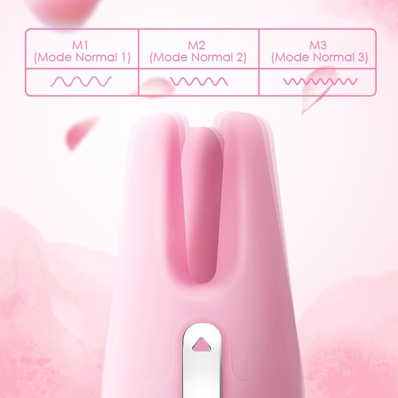 Svakom Cookie Mini Sensual Vibrator Triple Tip Clitoral Stimulation