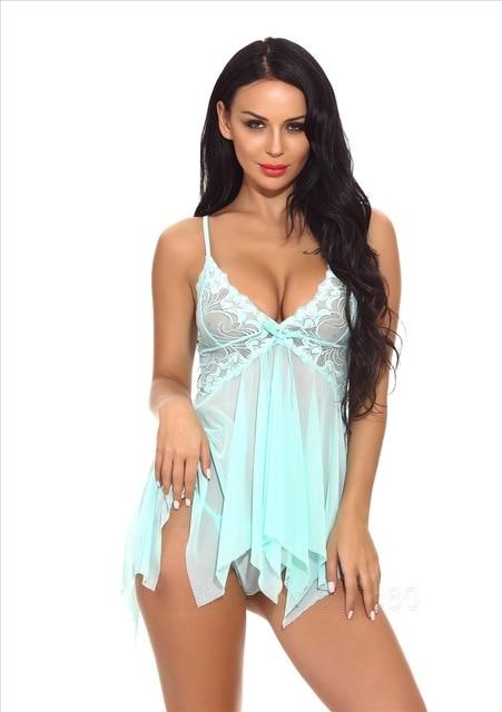 Sexy Sheer Baby Doll Lingerie Women