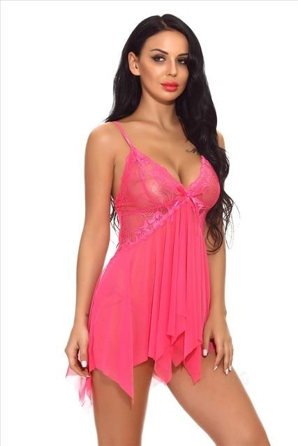 Sexy Sheer Baby Doll Lingerie Women