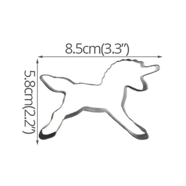 Unicorn Cookie Cutter Biscuit Baking Mold Cake Decoration Accessories