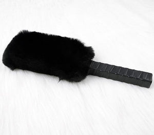 House Of Dasein Black / Red White Purple Fur Paddle Bdsm Impact Play Spanking Fetish Kink