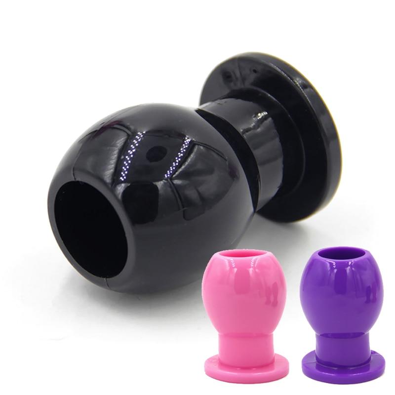 Hollow Anal Plug Silicone Bdsm Enema Speculum Kink Fetish