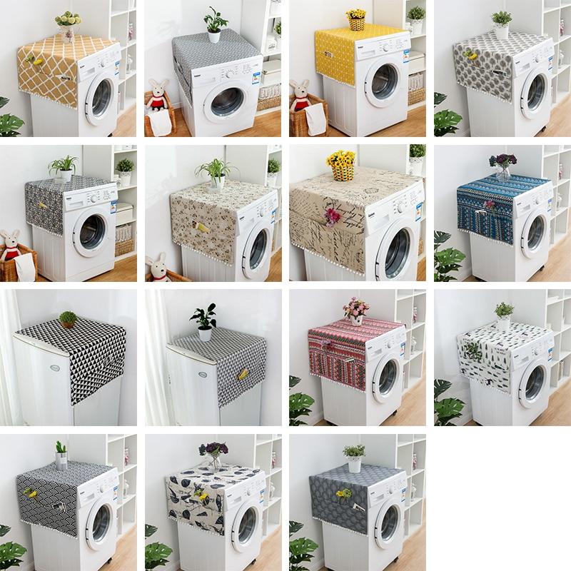 Washing Machine Cover With Pocket Multifunction Refrigerator Dust