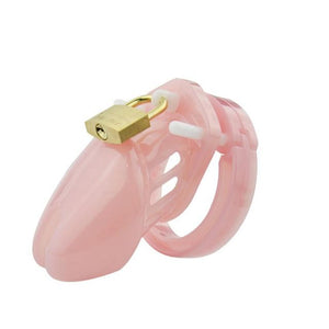 Plastic Male Chastity Locking Cock Cage Bondage Kink Fetish Restraints