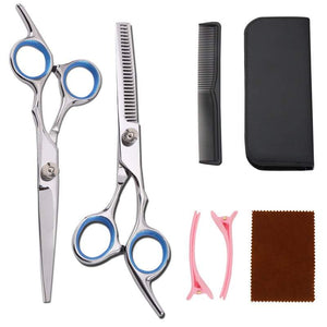 Salon Equipment Professional Hair Cutting Scissors Set Barber Shears Thinning Kit Hairdressing Tool