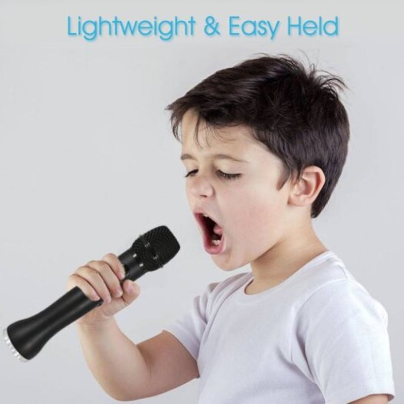 Professional Karaoke Microphone 3 In 1 Recording Wireless Speaker With Bluetooth No Tf Card