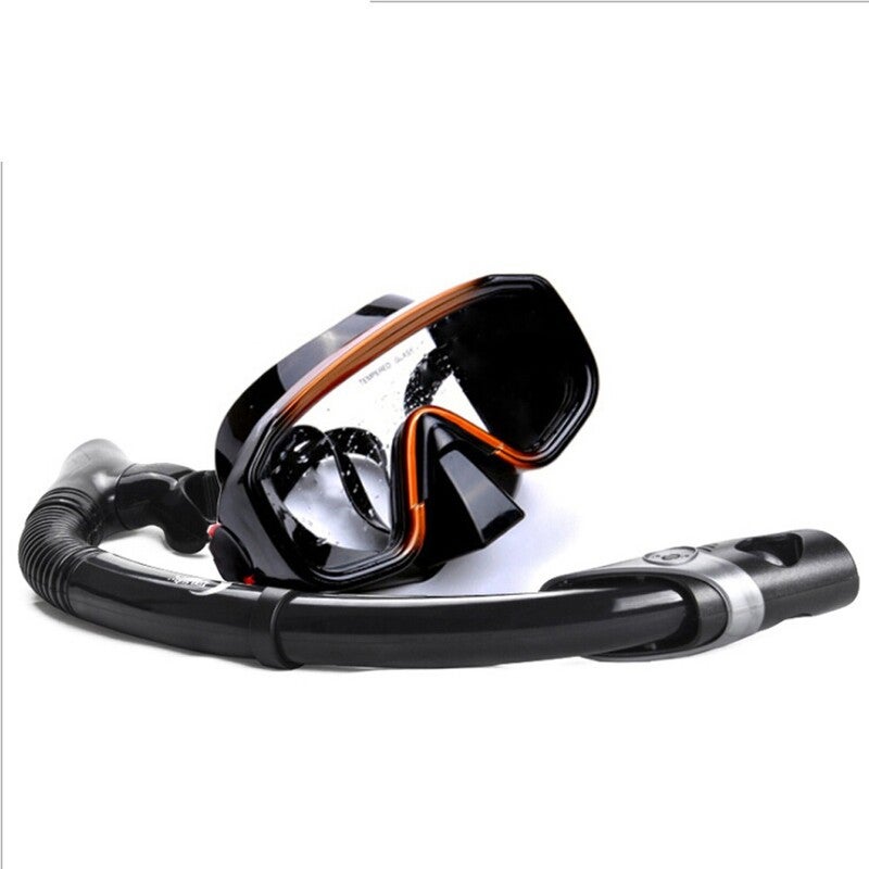 Professional Silicone Scuba Dive Mask Snorkel Set Use Swim Diving Water Sports