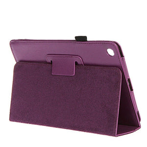 Pu Leather Magnetic Smart Case Skin Cover Stand For Apple Ipad Mini Purple