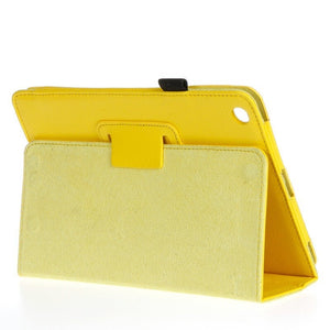 Pu Leather Magnetic Smart Case Skin Cover Stand For Apple Ipad Mini Yellow