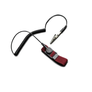 Pu Anti Static Wrist Strap Band Wine Red