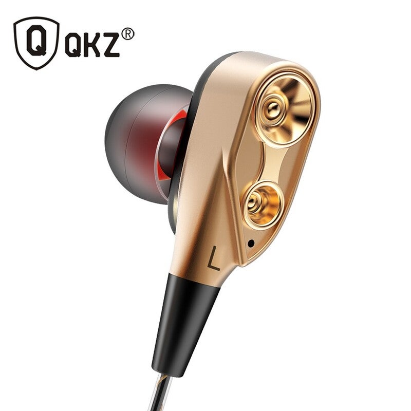 Ck8 3.5Mm Wired In Ear Headphone With Microphone Gold