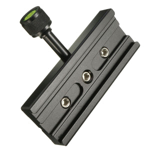 Qr 120 Clamp Adapter For Quick Release Plate / 4 Or 3 8 Inch Arca Swiss Rss Tripod