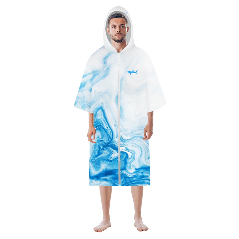 Quick Dry Towel Bath Robe Poncho For Surfing Beach Swim Outdoor Sports