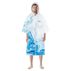 Quick Dry Towel Bath Robe Poncho For Surfing Beach Swim Outdoor Sports