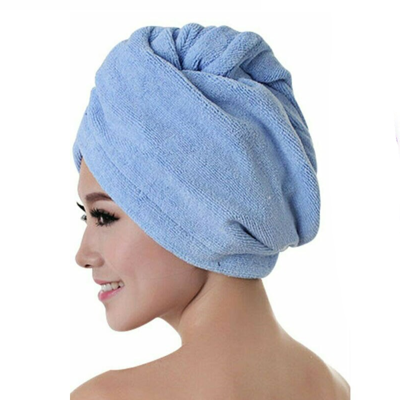 Quick Microfibre Magic Hair Drying Towel Hat