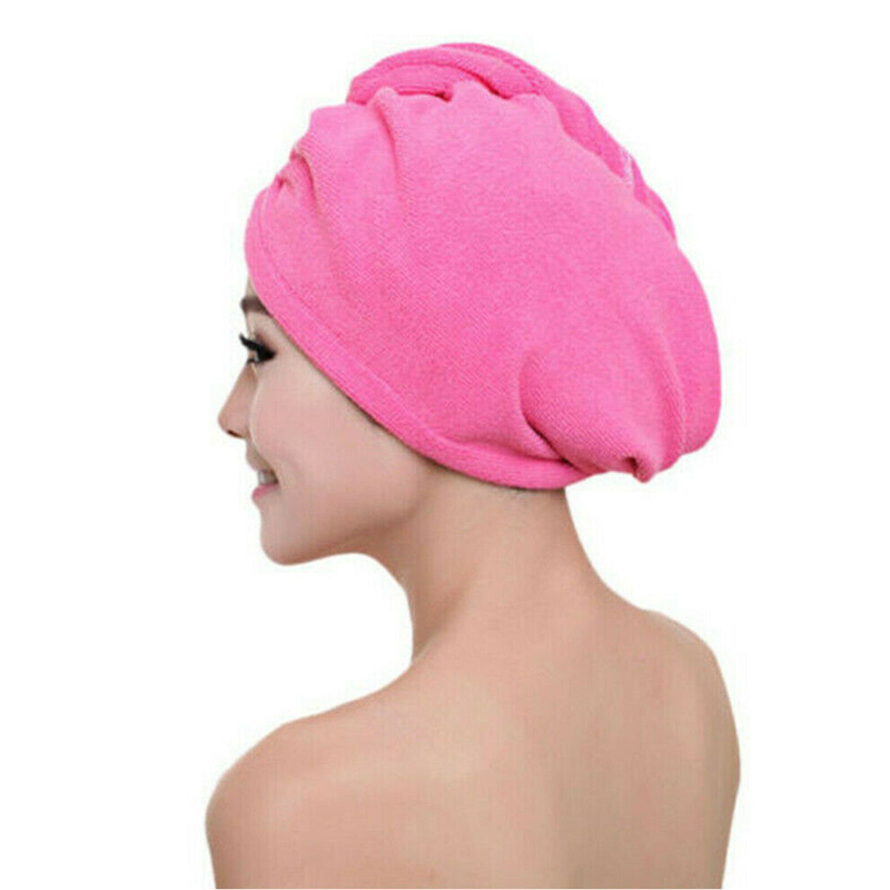 Quick Microfibre Magic Hair Drying Towel Hat