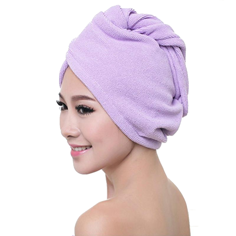 Quick Microfibre Magic Hair Drying Towel Hat