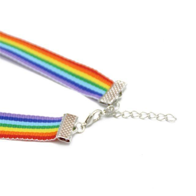 Rainbow Collar Bdsm Kawaii Accessories