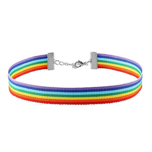 Rainbow Collar Bdsm Kawaii Accessories