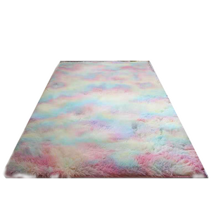 Soft And Fluffy Long Hair Carpets Corridor Balcony Laundry Room Bedroom Non-Slip Mats