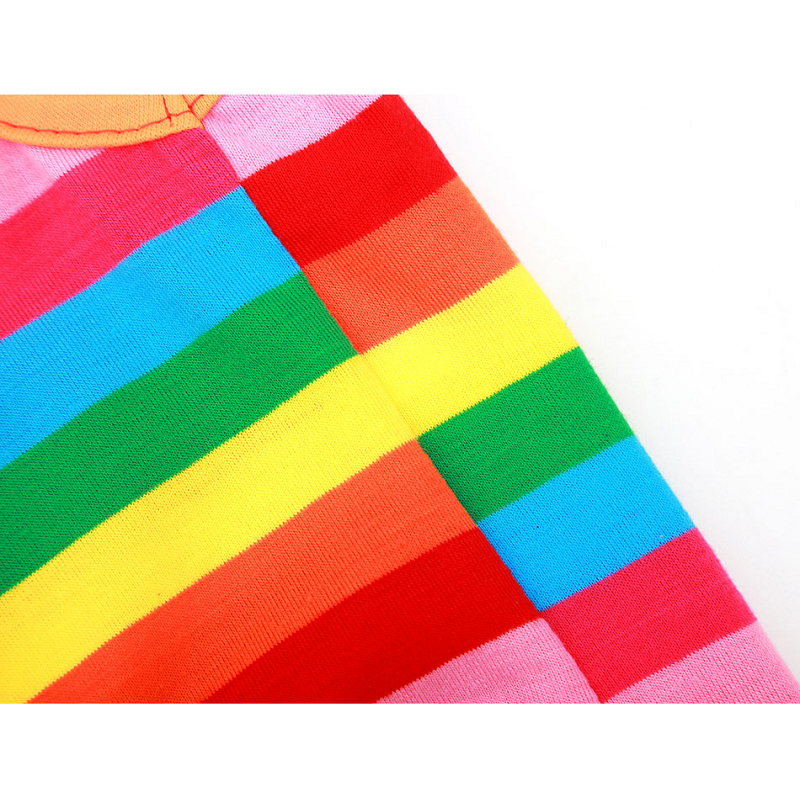 Rainbow Summer Stripes Dog Tank Top Pet Clothing