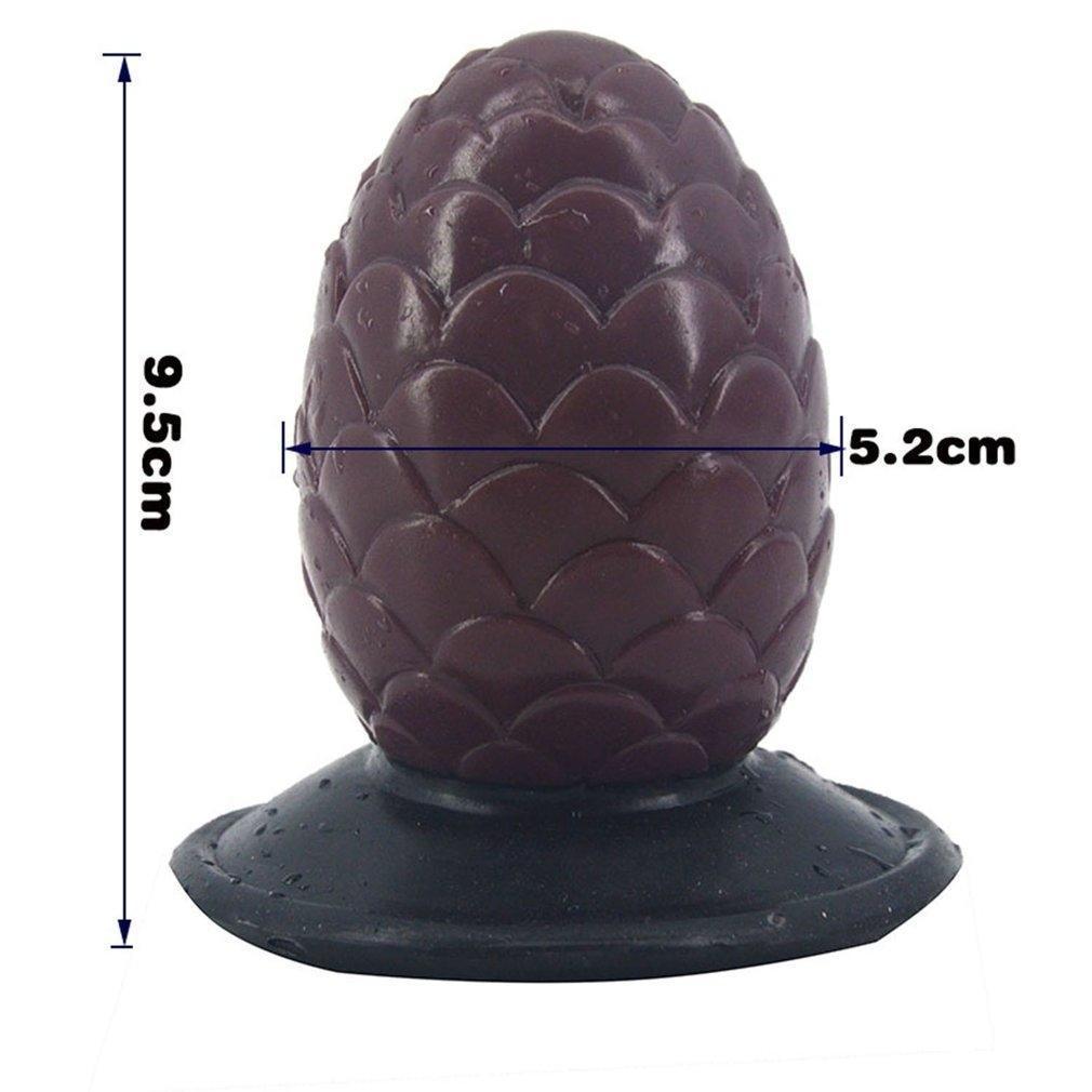 House Of Dasein Faak Silicone Butt Plug 9.5Cm 5.2Cm Thick Anal Dildo Brown Pink