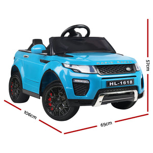 Rigo Kids Ride On Car Toy Electric Cars 12V Battery Suv Blue