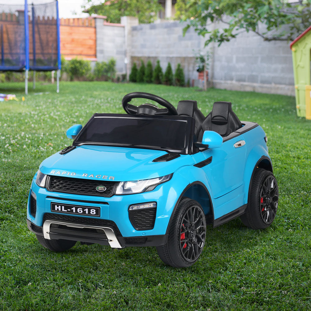 Rigo Kids Ride On Car Toy Electric Cars 12V Battery Suv Blue